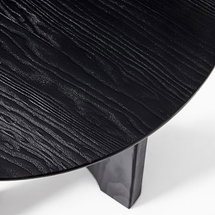 Online Designer Living Room Tanner 20" Side Table, Black