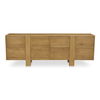 Henley 8 Drawer Dresser Brown, by Moe's Home, 85" width x 31" height x 20" depth thumbnail 1