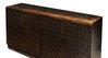 Scrubboard Front Sideboard  Ebony, by Sarreid, 1'5" length x 5'11" width x 2'10" height thumbnail 11