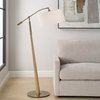Kennett Wooden Floor Lamp, by Uttermost, 2'9.75" width x 5'2" height x 1'6" depth thumbnail 2