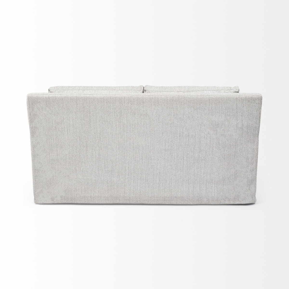 Denly I 69 X 38.25 X 34.5 Frost Gray Slipcover Two Seater Sofa, Sofas & Sectional by Mercana, 69" length x 38.25" width x 34.5" height View 7