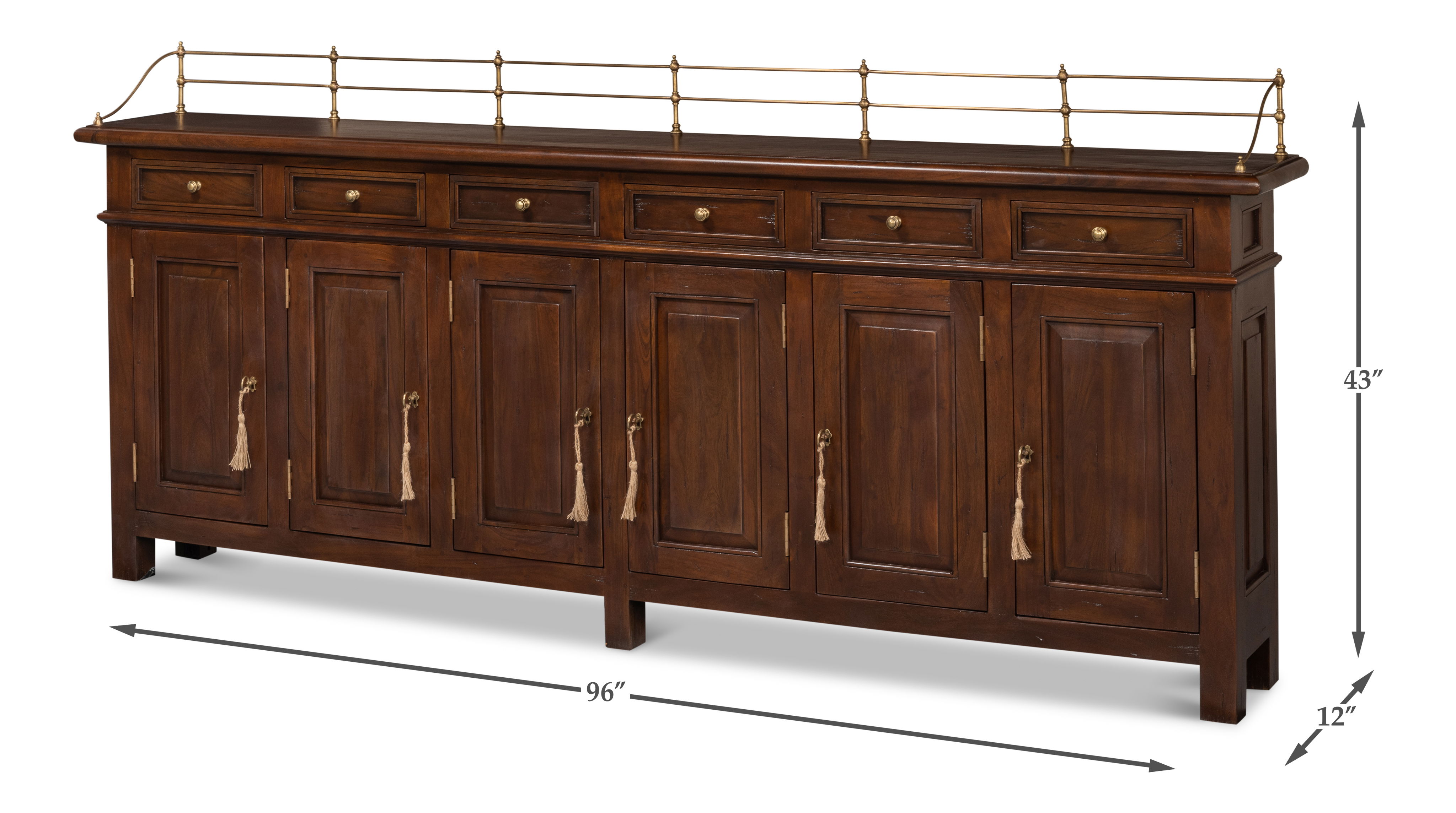 Covent Gardens Sideboard  Walnut large image 