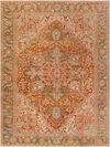 Antique One of a Kind Handmade Rug, by Surya, 12'5" length x 9'3" width thumbnail