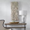 Gathered Teak Bleached Wood Wall Decor, Art by Uttermost, 19" width x 49" height x 3.5" depth thumbnail 5