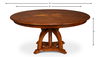 Austin Jupe Dining Table,Medium,Walnut, by Sarreid, 55" length x 55" width x 30" height thumbnail 13