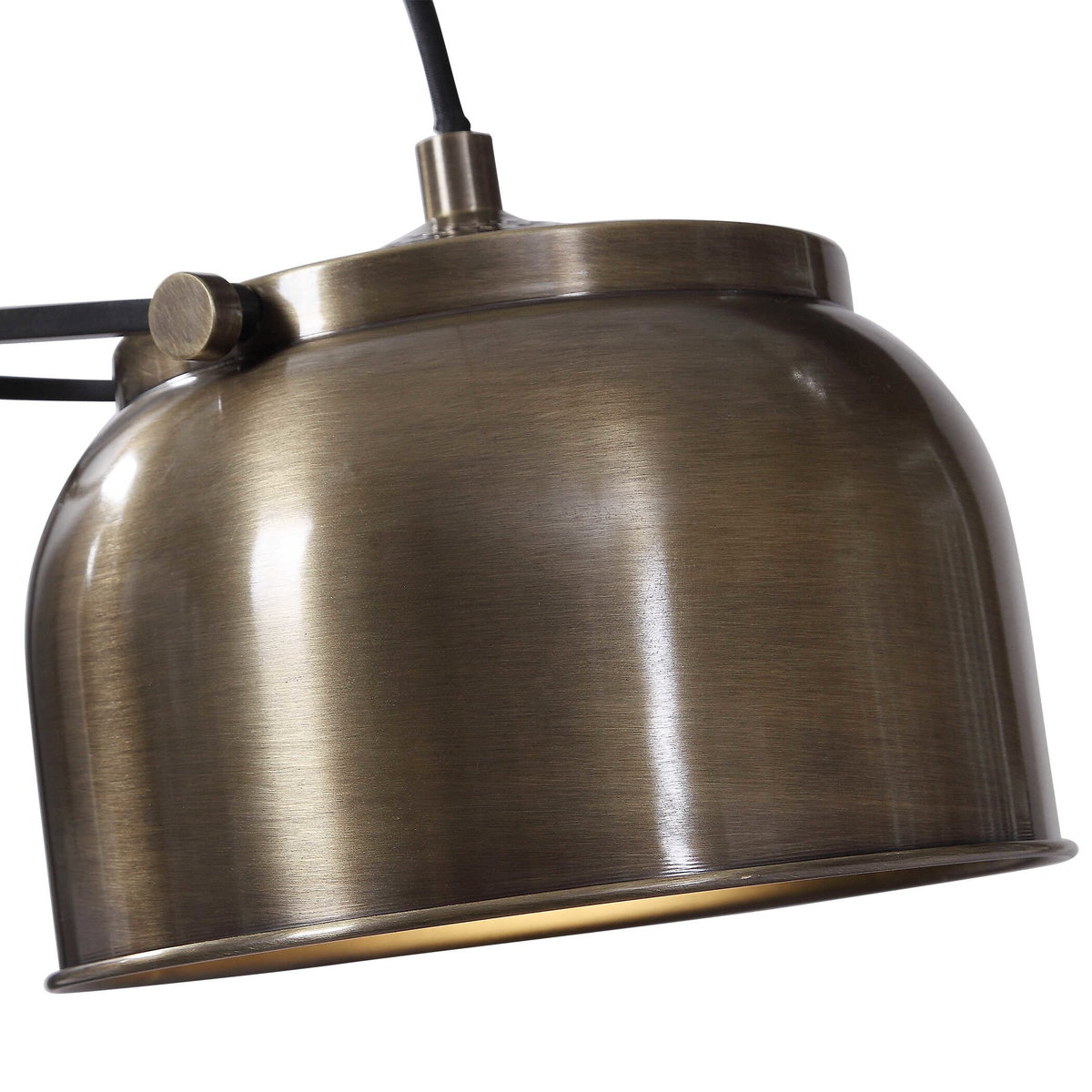 Bessemer Industrial Floor Lamp, by Uttermost, 10" width x 4'11" height x 1'6" depth View 6