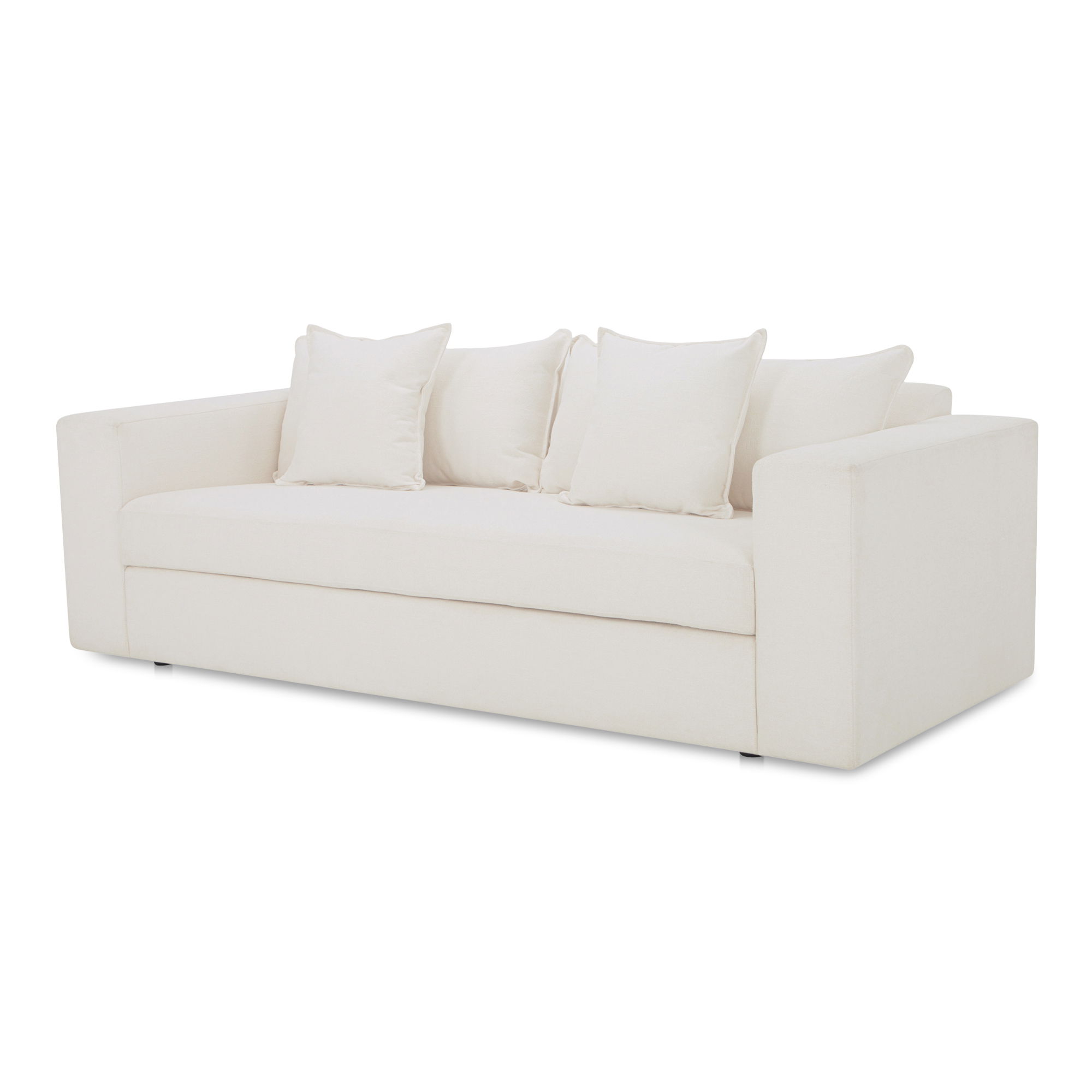Kiran Sleeper Sofa White large image 