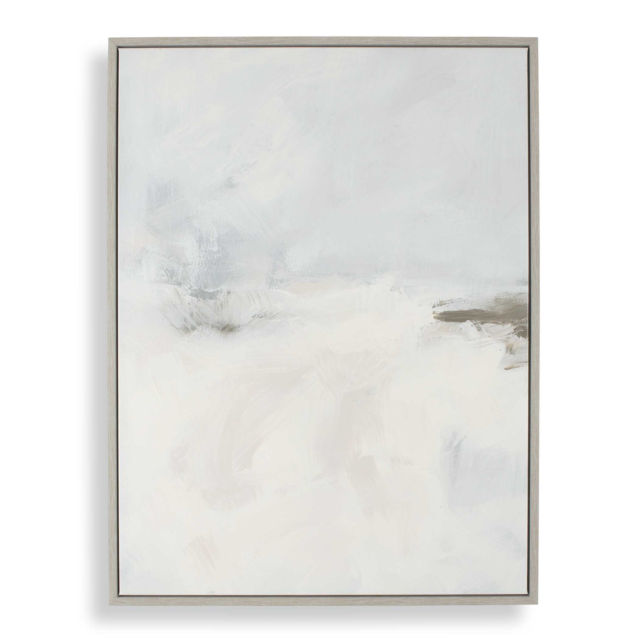 Simple Serenity Framed Abstract Art, Painting by Uttermost, 31.5" width x 41.5" height x 2" depth View 1