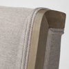 Tenton Open Back Dining Side Chair | Grey Fabric with Brown Wood, Dining Chair by Mercana, 23.5" length x 19" width x 36.75" height thumbnail 10