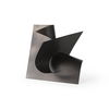 Francesca  Black Metal Sculptural Decorative Object, by Mercana, 11.81" length x 11.81" width x 11.81" height thumbnail 1