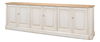 Antique Whitewash Sideboard, 6 Door thumbnail 0