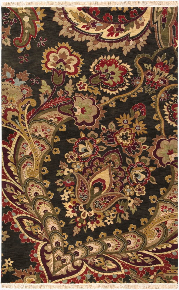 Taj Mahal Handmade Rug, by Surya, 8'6" length x 5'6" width