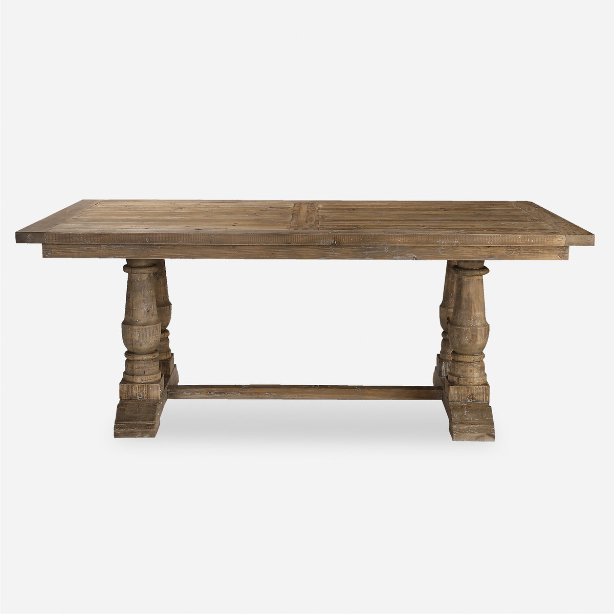 Stratford Salvaged Wood Dining Table, by Uttermost, 76" width x 30" height x 43" depth View 1