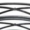 Piers (Set of 2) Black Metal Mirrored Round Trays thumbnail 5