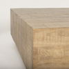 Hayden Light Brown Wood Square Coffee Table thumbnail 6