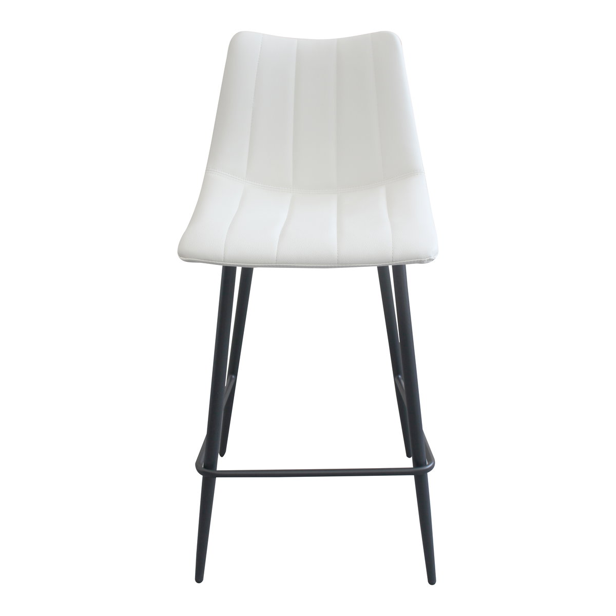 Alibi Counter Stool Ivory - Set Of Two, Counter & Bar Stool by Moe's Home, 17.7" width x 37" height x 20" depth View 4