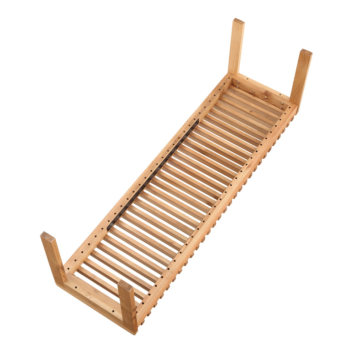 Rohe Bench Natural Oak, Benche by Moe's Home, 60" width x 18.11" height x 17.5" depth View 6