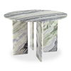 Celia Round Dining Table Green Onyx Marble, by Moe's Home, 48" width x 30" height x 48" depth thumbnail 2