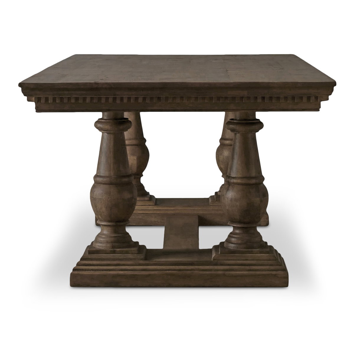 Everson Dining Table Brown, by Moe's Home, 43" width x 30" height x 110" depth View 3