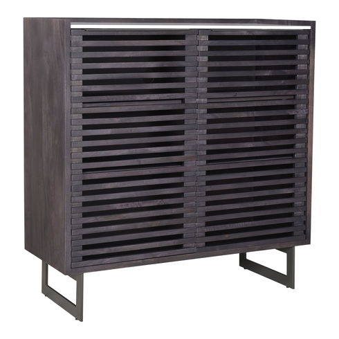 Paloma Small Cabinet Charcoal Grey