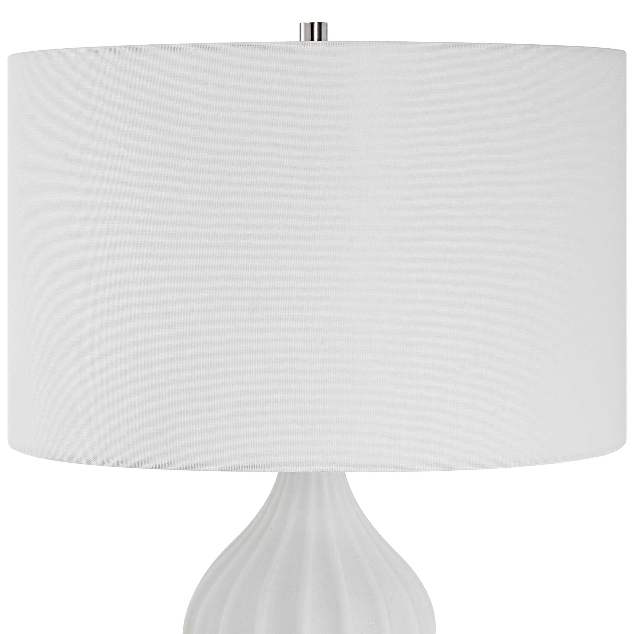Antoinette Marble Table Lamp, by Uttermost, 16" width x 27.5" height x 16" depth View 5
