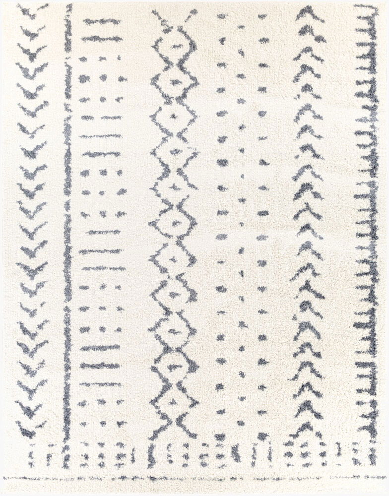 Maroc Shag Machine Woven Rug, by Surya, 10'2.05" length x 7'10.49" width