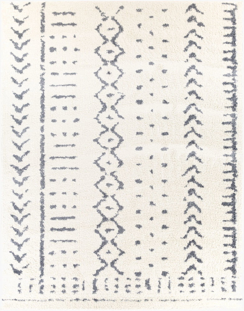 Maroc Shag Machine Woven Rug, by Surya, 1'3.75" length x 1'3.75" width