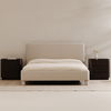 Ichigo King Bed Light Grey, by Moe's Home, 81.5" width x 49" height x 92" depth thumbnail 12