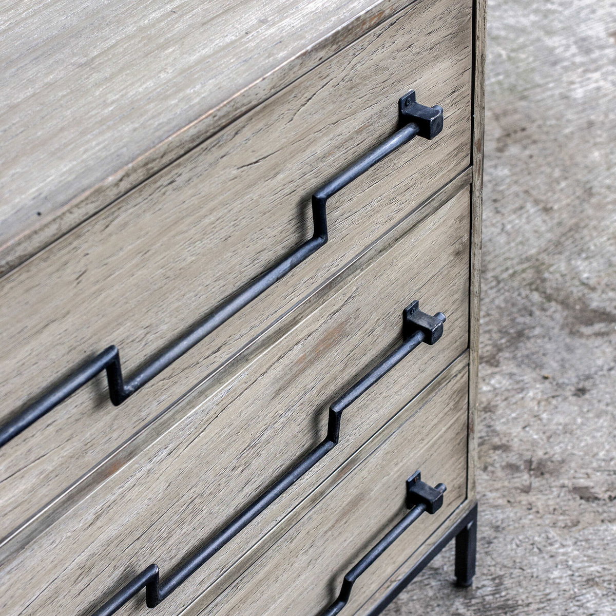 Jory Aged Ivory Accent Chest, Cabinets & Chest by Uttermost, 30" width x 32.5" height x 14" depth View 4