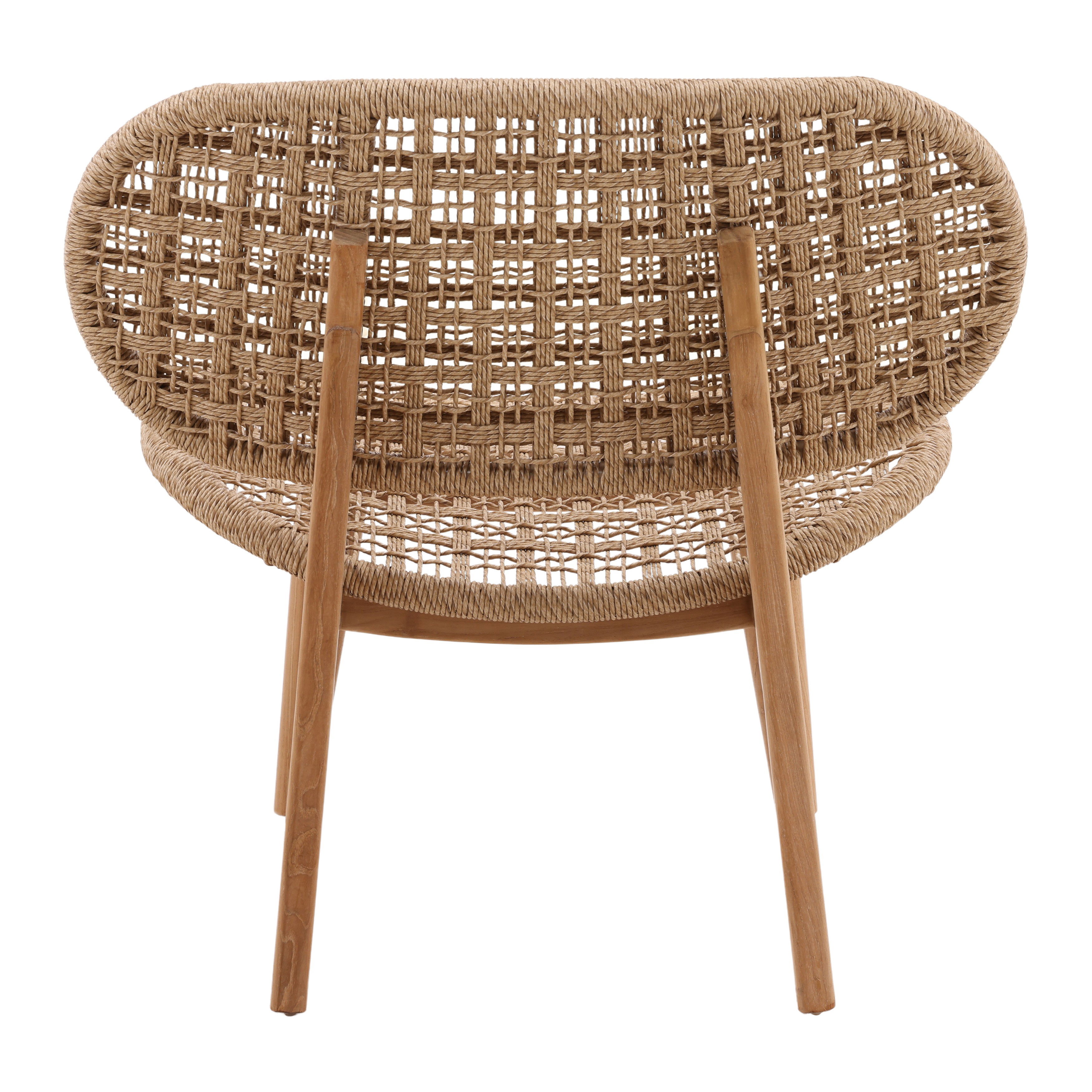 Hermosillo Outdoor Occasional Chair Natural large image 