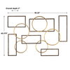 Elias Bronze And Gold Wall Art, by Uttermost, 40.37" width x 60.25" height x 2" depth thumbnail 3