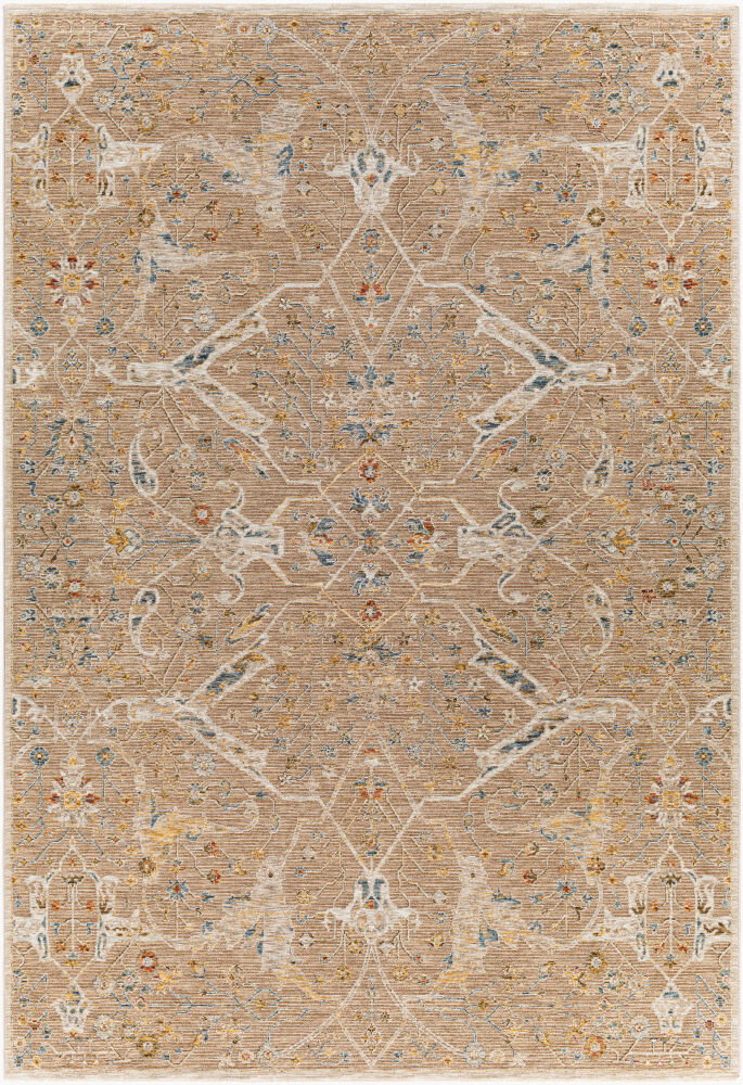 Reina Machine Woven Rug, by Surya, 9'6.17" length x 6'6.74" width