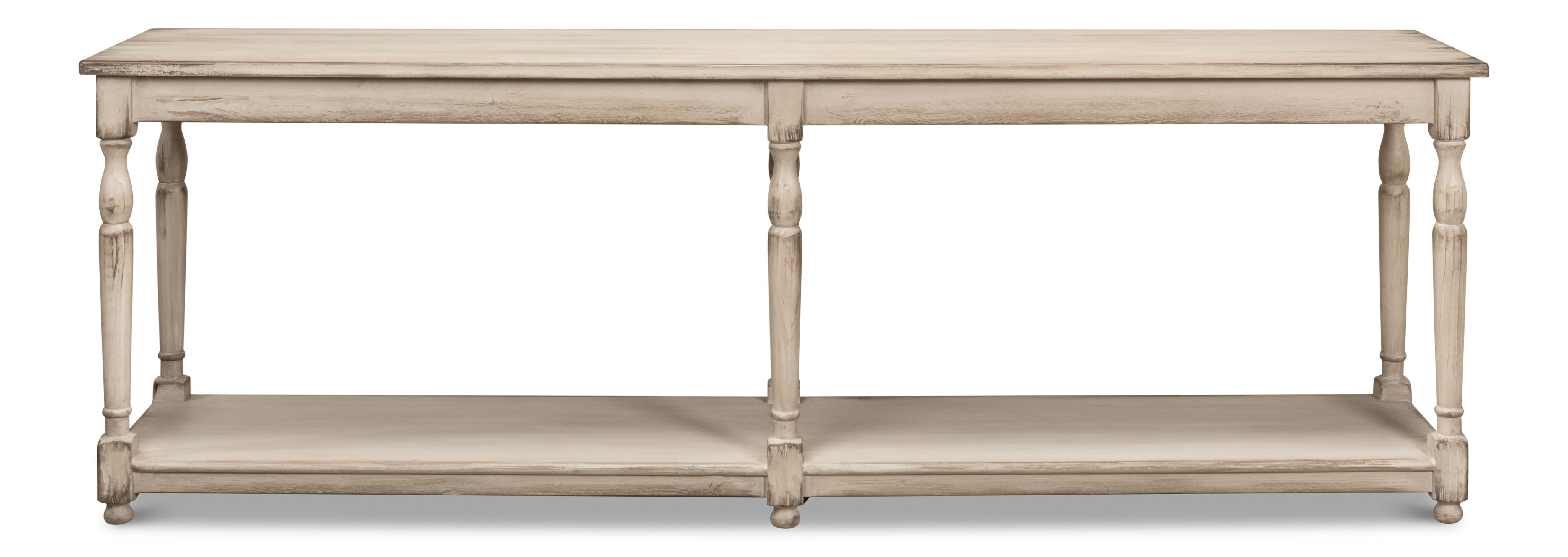 Jensen Console, Console Table by Sarreid, 95" length x 20" width x 32" height View 2