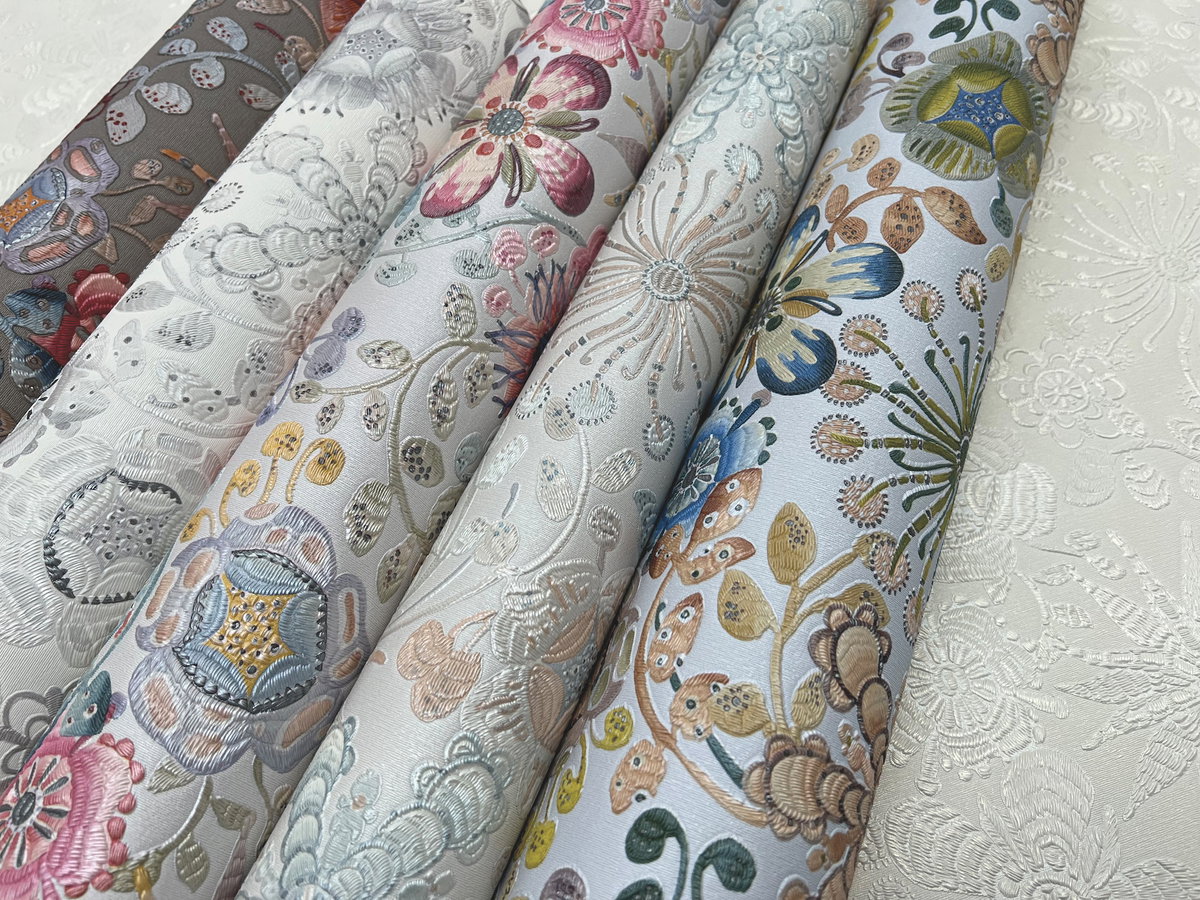 Magic Garden Pink Wallpaper, by York Wall, 33' length x 3'3.3" width x 0.02" depth View 5