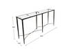 Washington Console Table, by Uttermost, 63.4" width x 30.3" height x 14.2" depth thumbnail 3