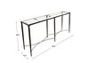 Washington Console Table, by Uttermost, 63.4" width x 30.3" height x 14.2" depth thumbnail 3