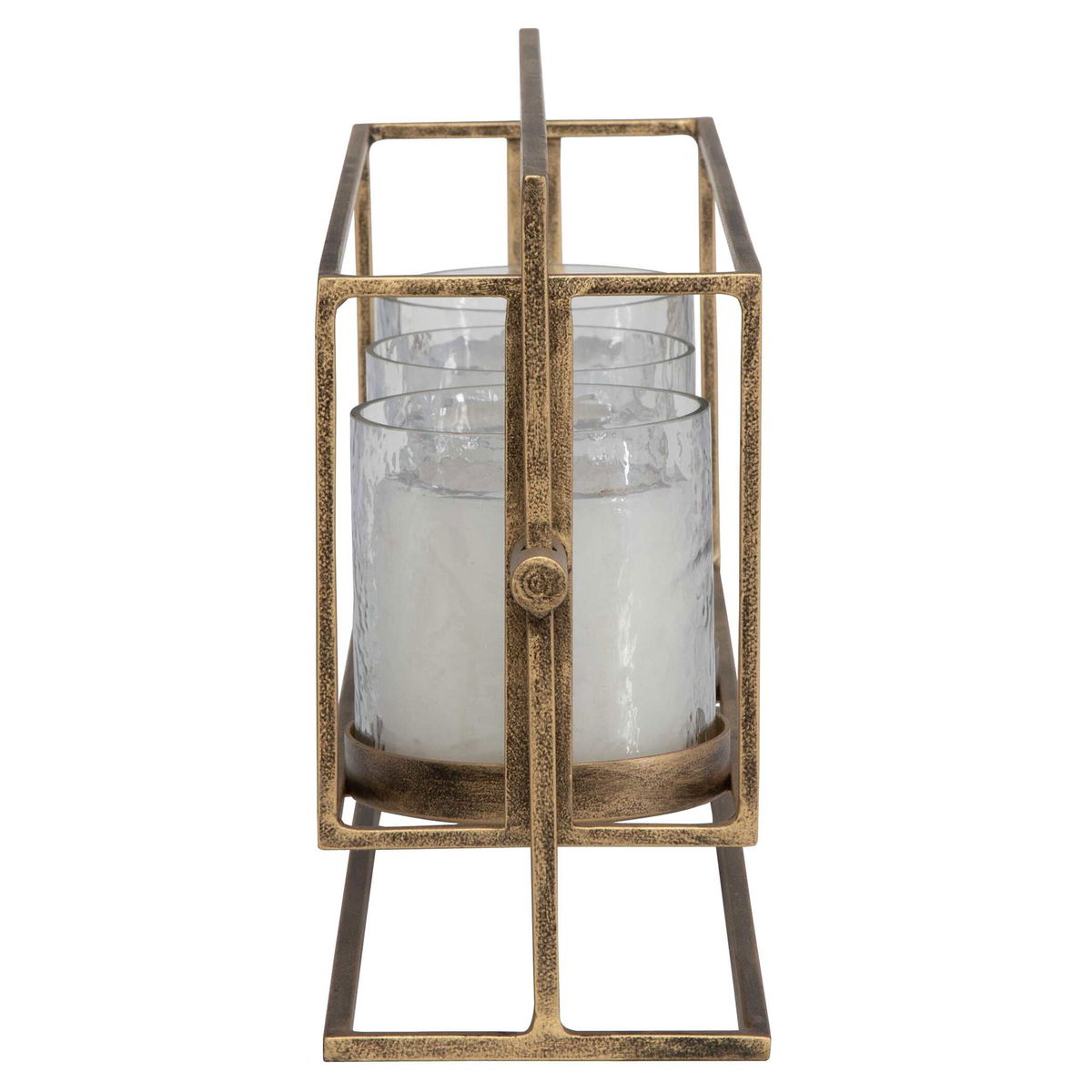 Wenman Gold Triple Candleholder, Candles & Candle Holder by Uttermost, 17.25" width x 8" height x 4" depth View 4