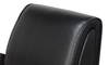 Carlisle Armchair  Leather Onyx Black, by Sarreid, 3'1" length x 2'5" width x 2'6" height thumbnail 4