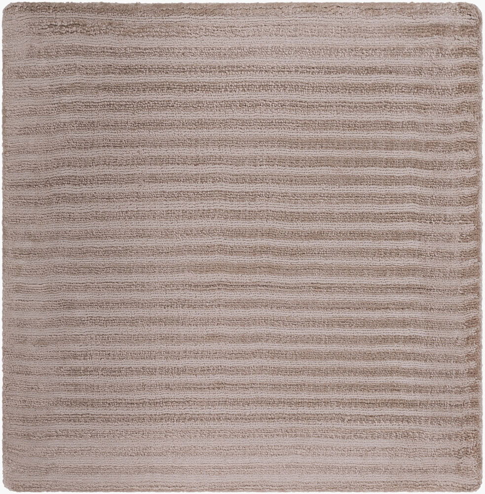Graphite Handmade Rug, by Surya, 1'6" length x 1'6" width