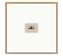 Online Designer Living Room Petite Horizon 3 Textured Gold Frame 30"X30"