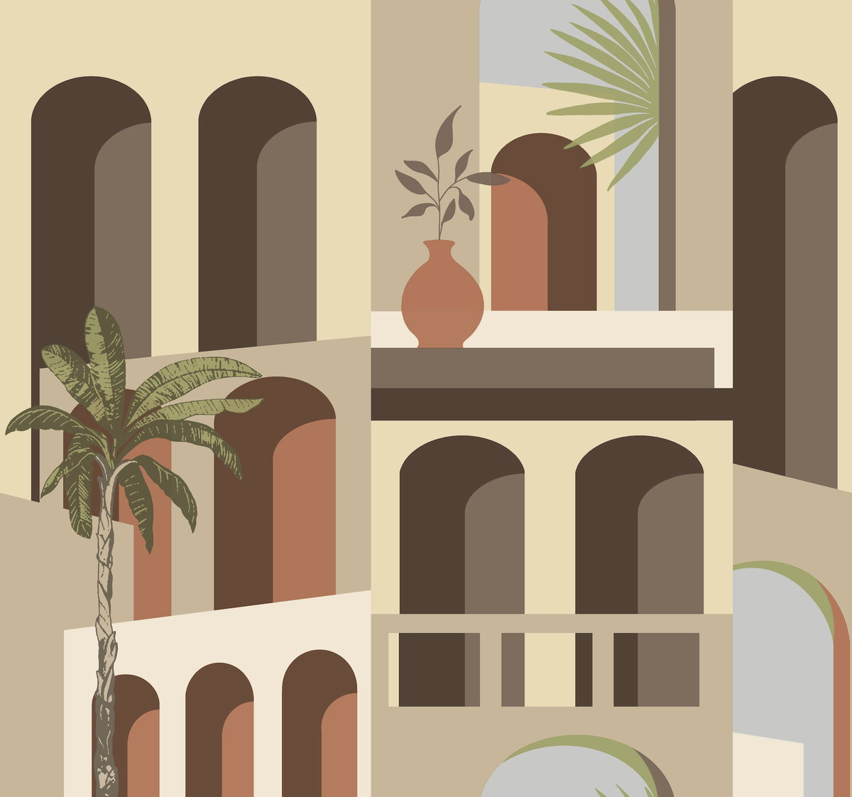 Monte Vista Sunstone Wallpaper, by York Wall, 27' length x 2'3" width x 0.02" depth View 1