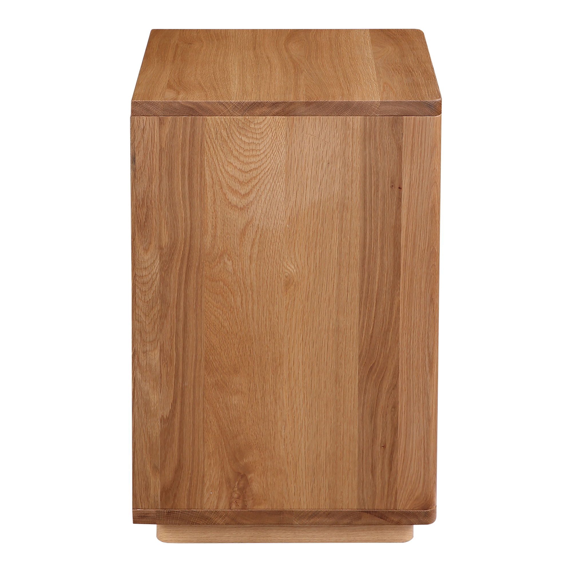 Osamu Nightstand Natural Oak, by Moe's Home, 17" width x 24" height x 15" depth View 3