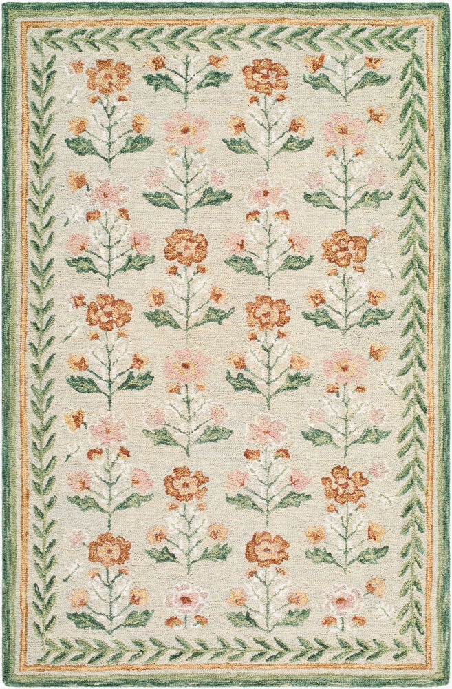 Fairfax Handmade Rug, by Surya, 1'6" length x 1'6" width