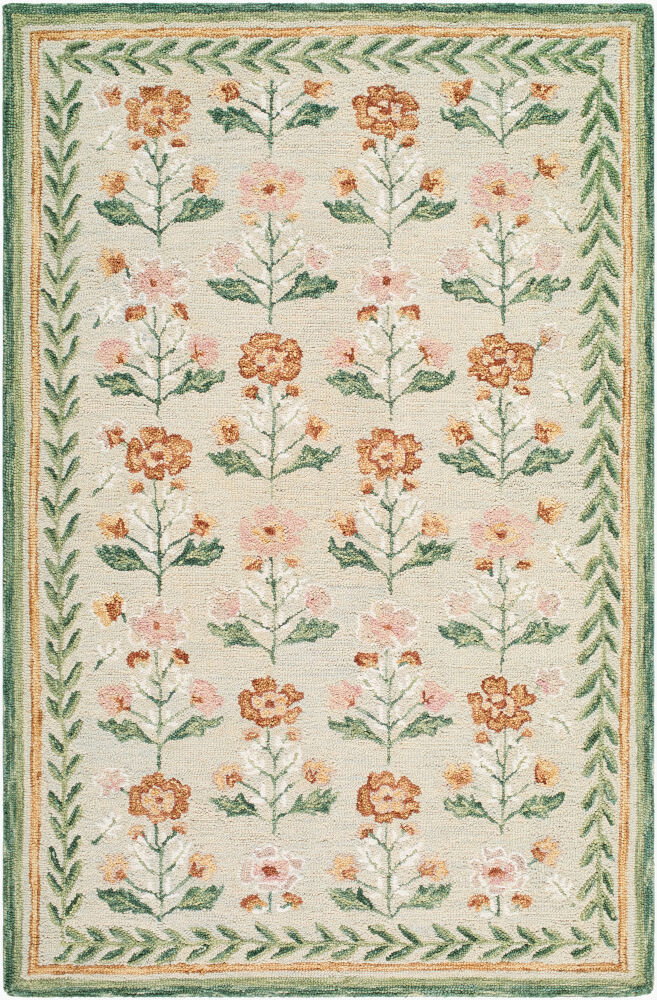 Fairfax Handmade Rug, by Surya, 1'6" length x 1'6" width