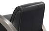 Carlisle Armchair  Leather Onyx Black, by Sarreid, 3'1" length x 2'5" width x 2'6" height thumbnail 3