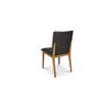 Demi Dining Chair Brown Leather-set Of Two, by Moe's Home, 19.7" width x 34" height x 24" depth thumbnail 2