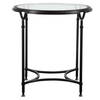 Samson Glass Side Table, Side & End Table by Uttermost, 24.37" width x 25" height x 24.37" depth thumbnail 1