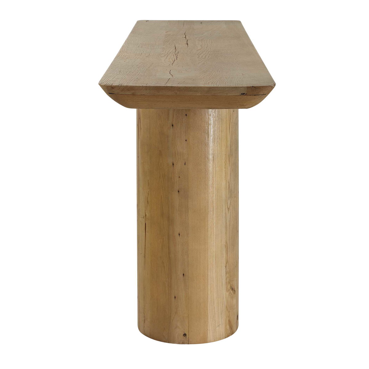 Camerlin Reclaimed Oak Console Table, by Uttermost, 80" width x 34" height x 16" depth View 5