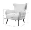 Donya Cream Accent Chair thumbnail 2