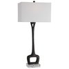 Darbie Iron Table Lamp, by Uttermost, 1'4" width x 2'11.75" height x 10" depth thumbnail 1